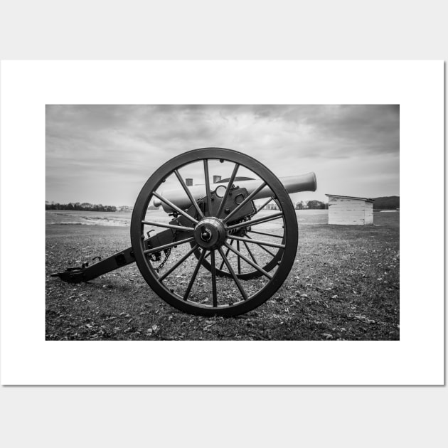 Monocacy Maryland Cannon Wall Art by Enzwell